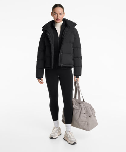 Long super extra warm seamless technical jacket