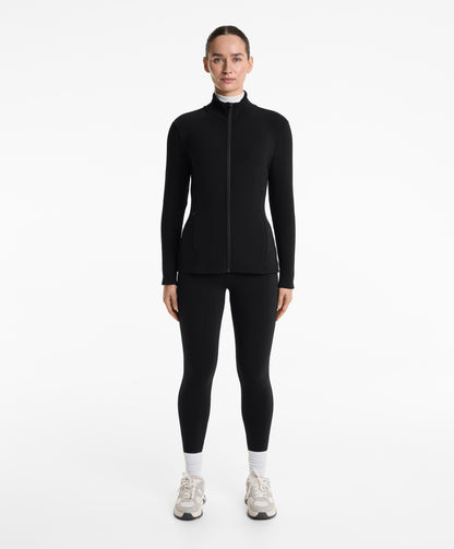 Long super extra warm seamless technical jacket