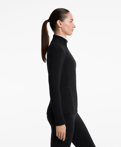 Long super extra warm seamless technical jacket