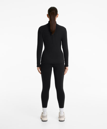 Long super extra warm seamless technical jacket