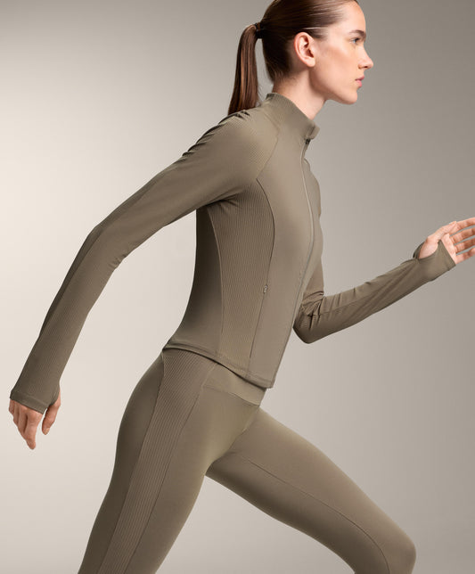 Rib technical jacket