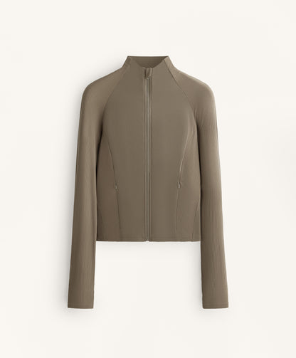 Rib technical jacket
