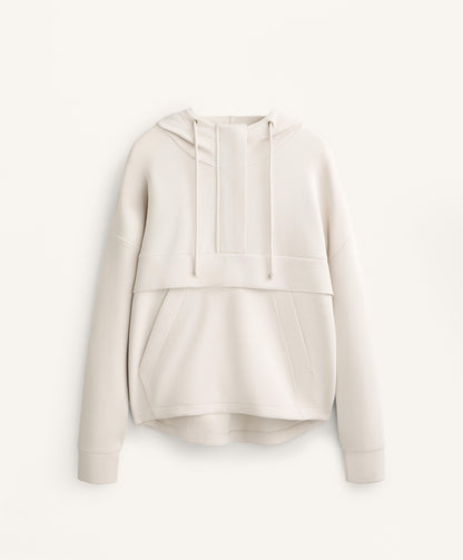 Soft touch modal zip sweatshirt