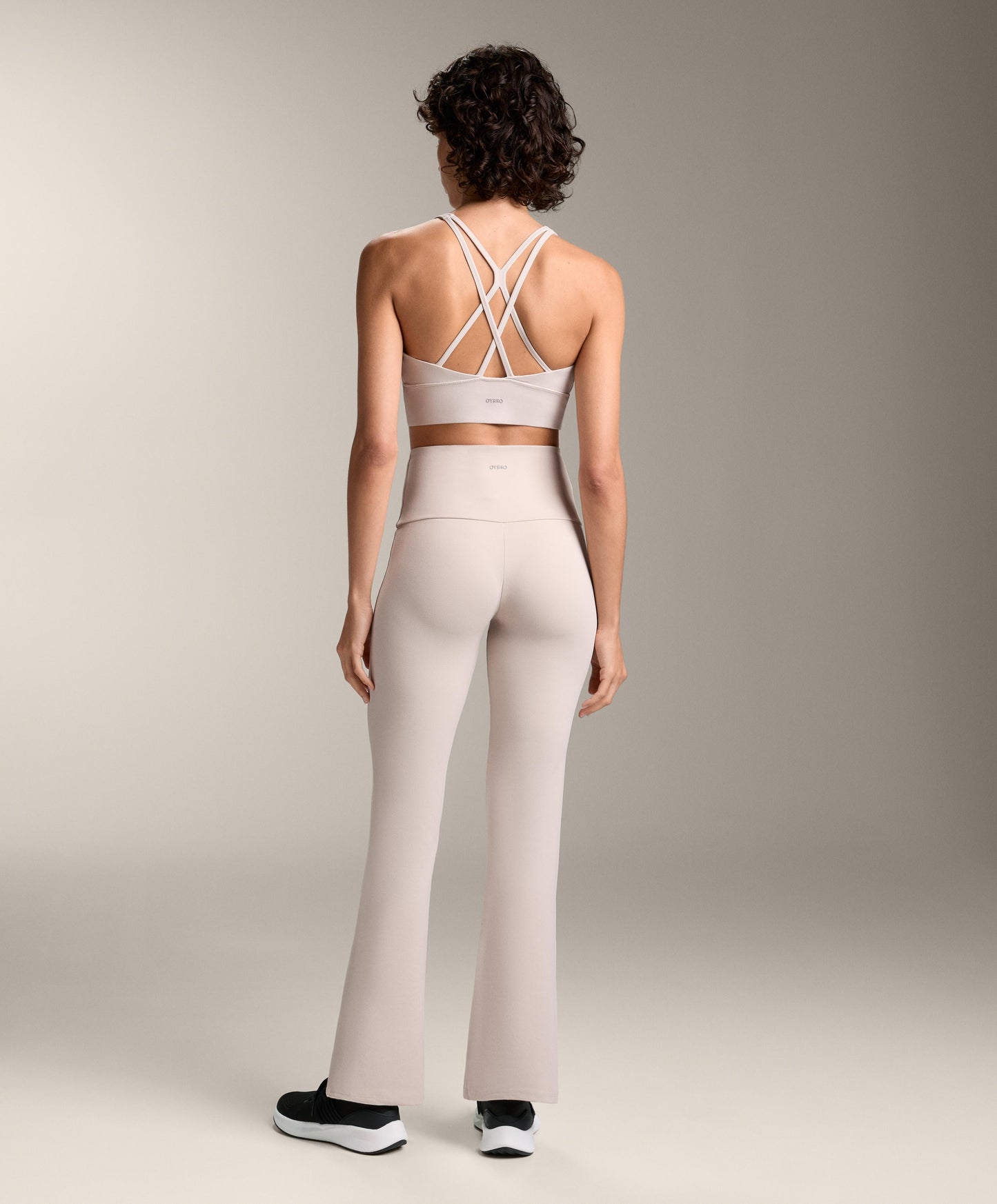 High rise Comfortlux flare trousers