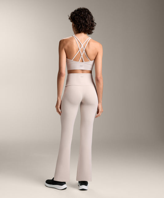 High rise Comfortlux flare trousers