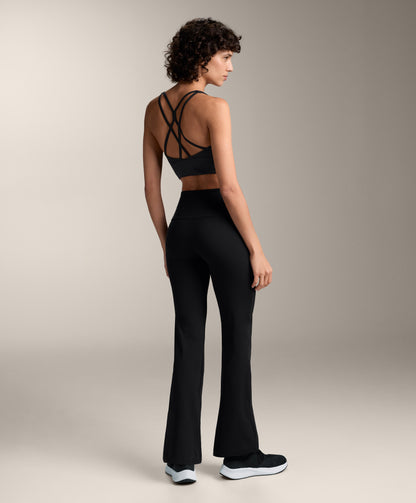 High rise Comfortlux flare trousers