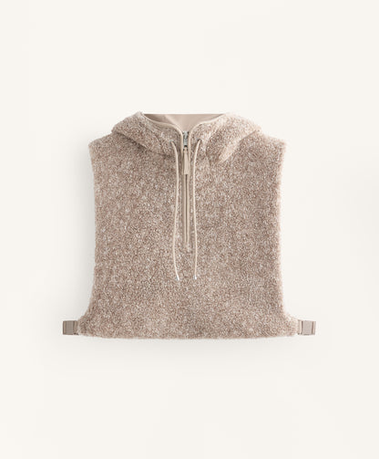 Hooded borg gilet