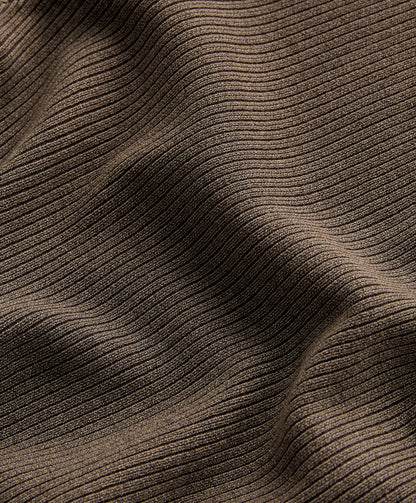 Knit rib trousers