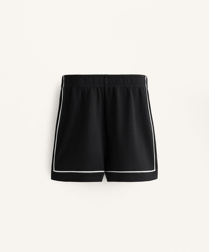 Piping culottes with soft-touch modal