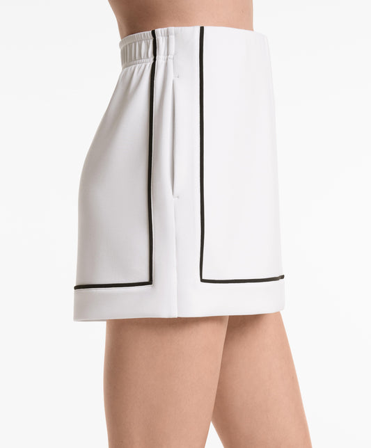 Piping culottes with soft-touch modal