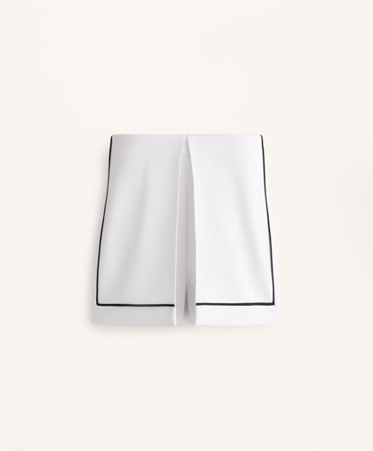 Piping culottes with soft-touch modal