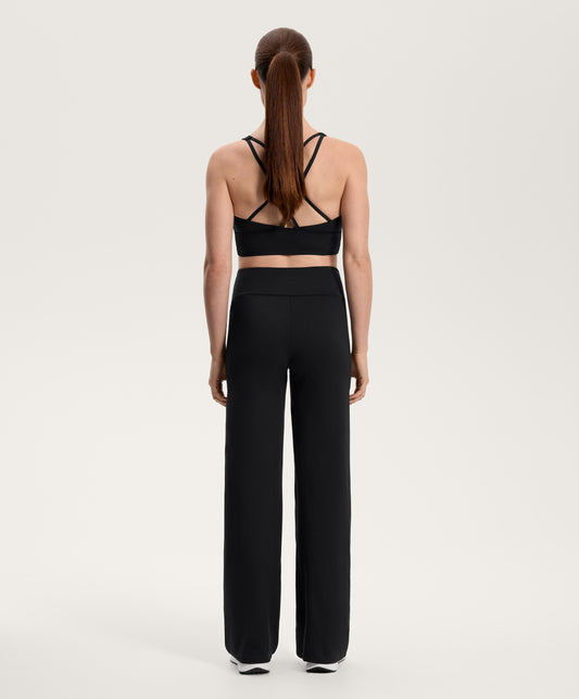 Comfortlux high-rise straight leg trousers