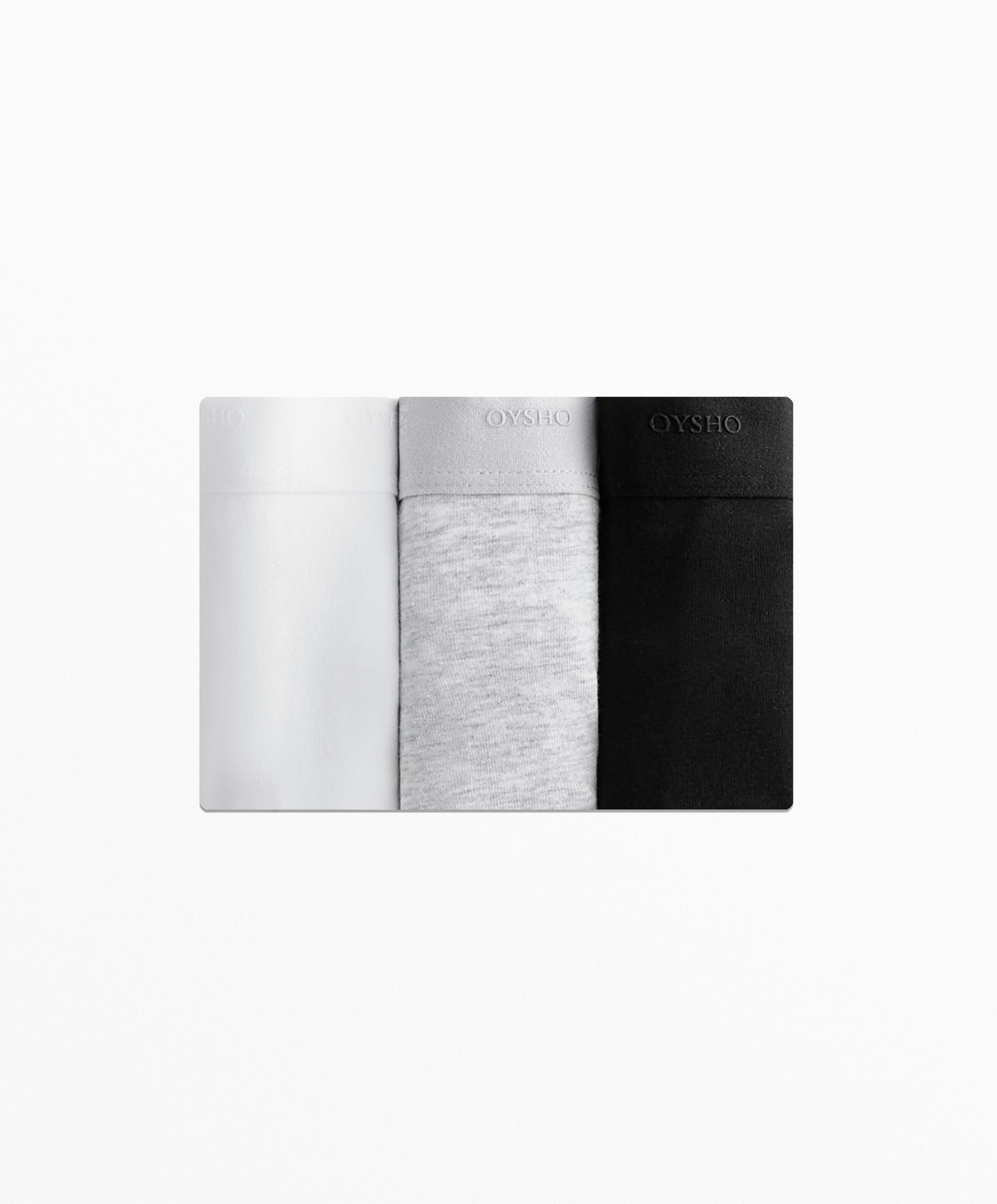 3 Brazilian briefs in a cotton blend with logo