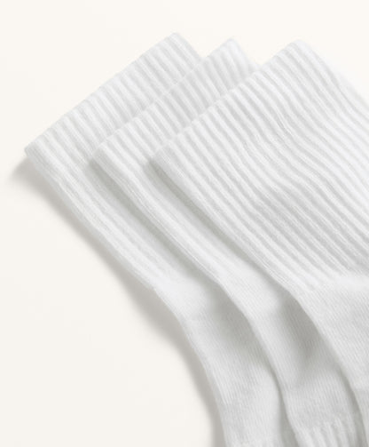 3 pairs of classic cotton blend sports socks
