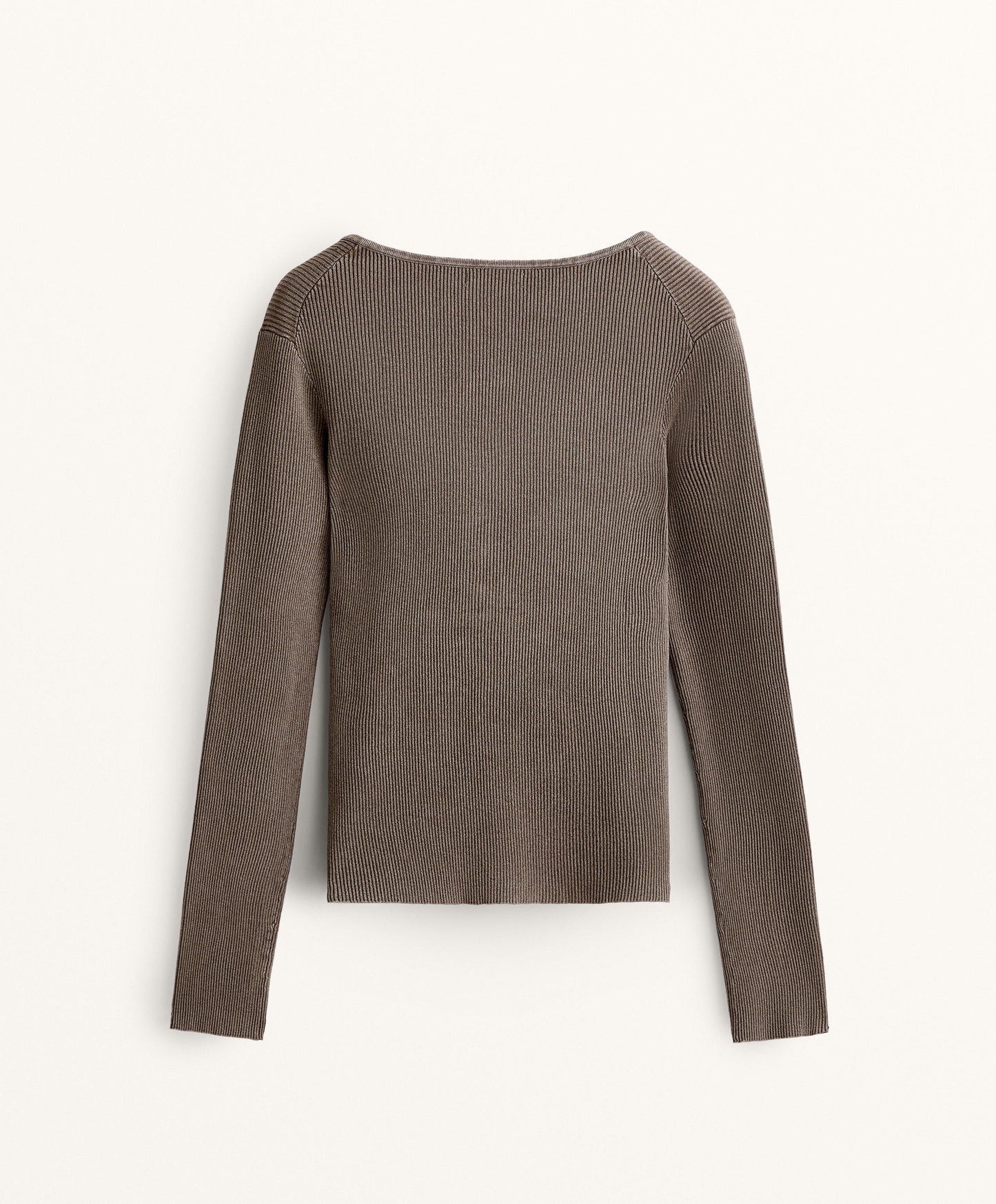 Button round neck T-shirt