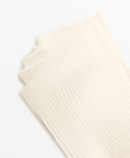 5 pairs of quarter length mixed cotton socks