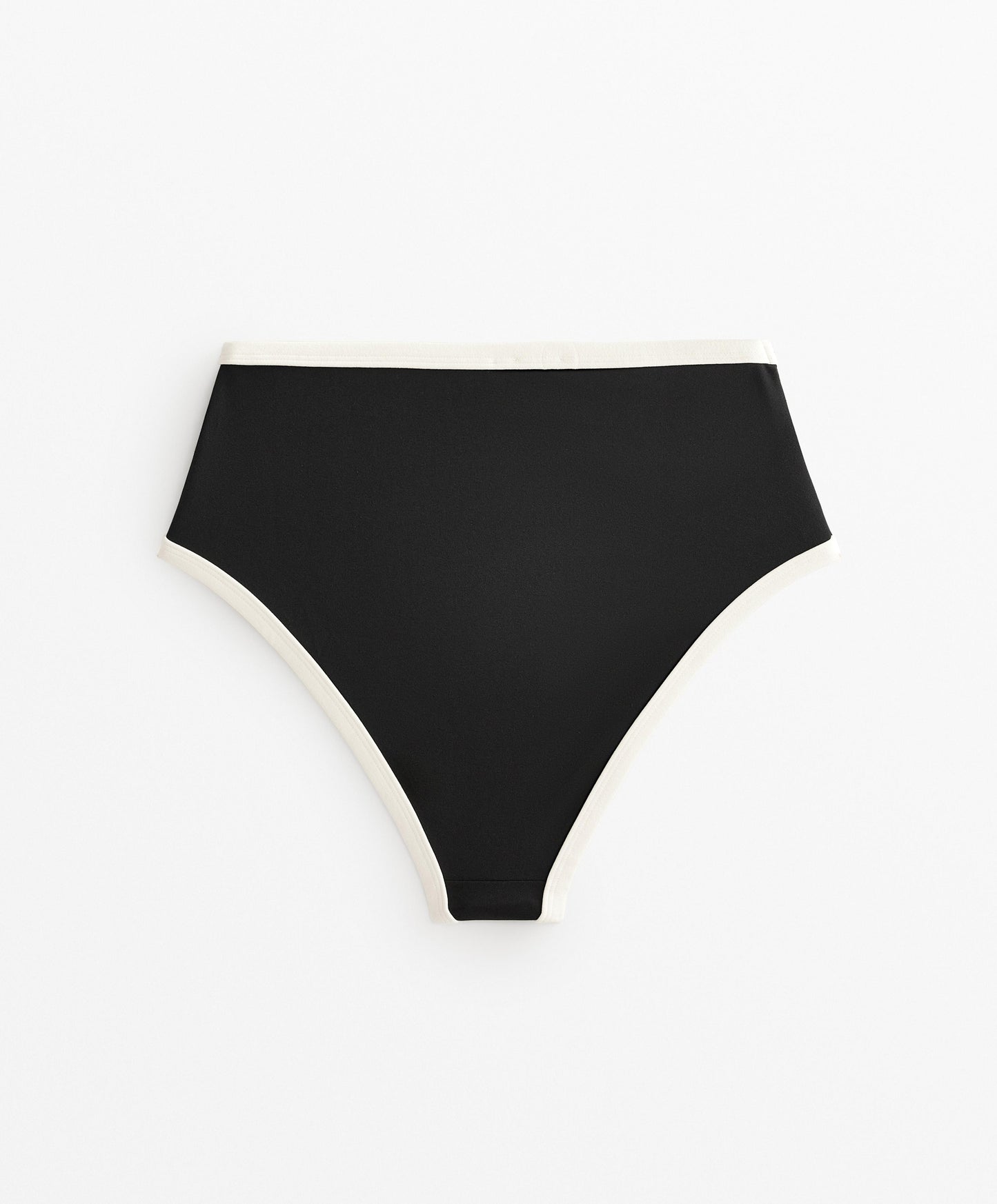 Bikini high-waisted bottoms contrast trim