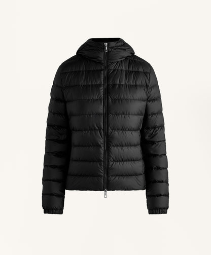 Lightweight packable 100% down water-repellent jacket