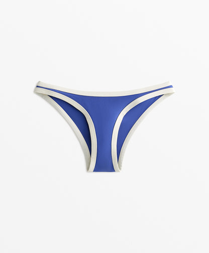 Bikini Medium Bottoms Contrast Trim U-Cut