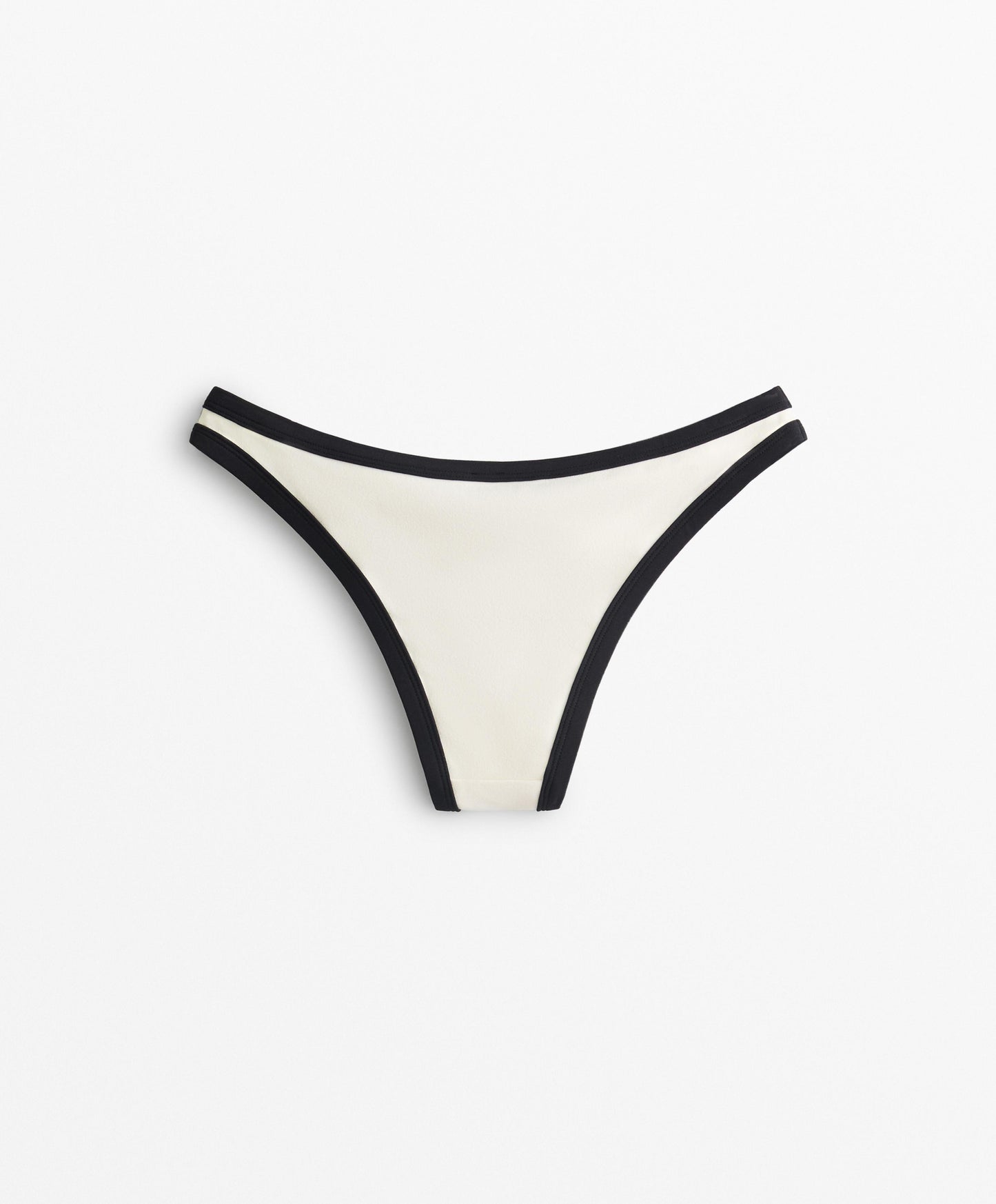 Bikini Medium Bottoms Contrast Trim U-Cut