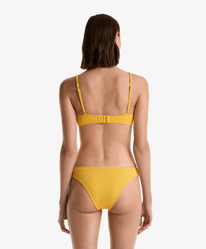 U-Cut Piqu¨¦ Medium Bikini Bottoms