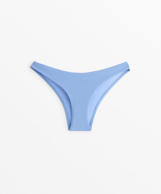 U-Cut Piqu¨¦ Medium Bikini Bottoms
