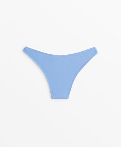 U-Cut Piqu¨¦ Medium Bikini Bottoms
