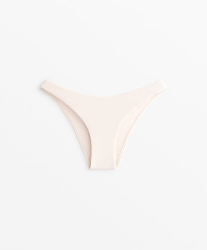 U-Cut Piqu¨¦ Medium Bikini Bottoms