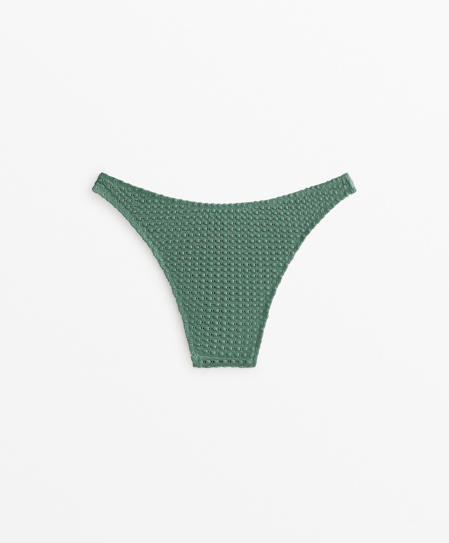 U-Cut Medium Bikini Briefs in Bubble Crochet