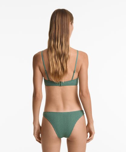 U-Cut Medium Bikini Briefs in Bubble Crochet