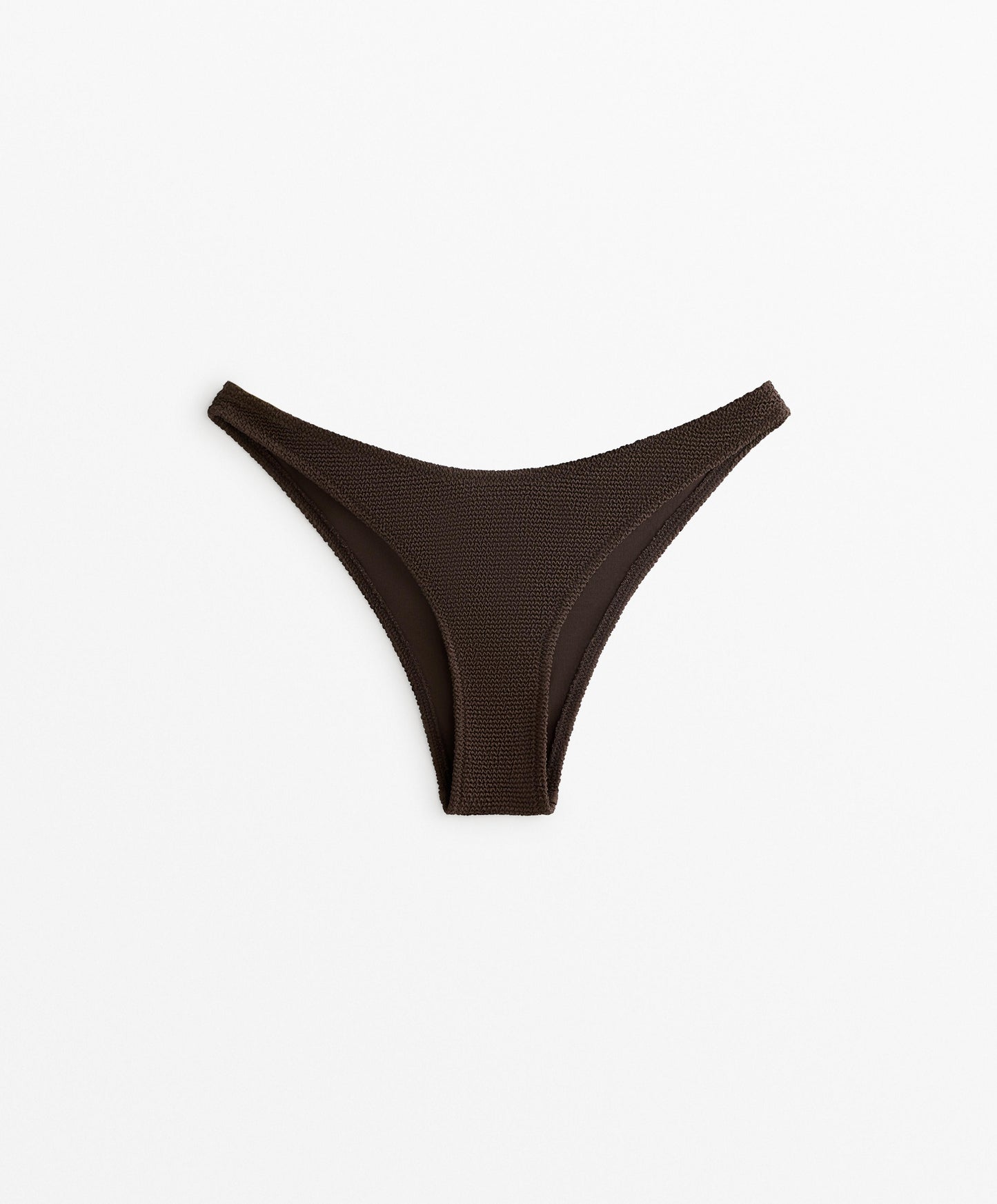 Crinkle U-cut medium bikini bottoms