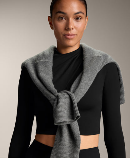 Comfortlux draped neckline T-shirt