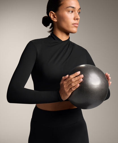 Comfortlux draped neckline T-shirt