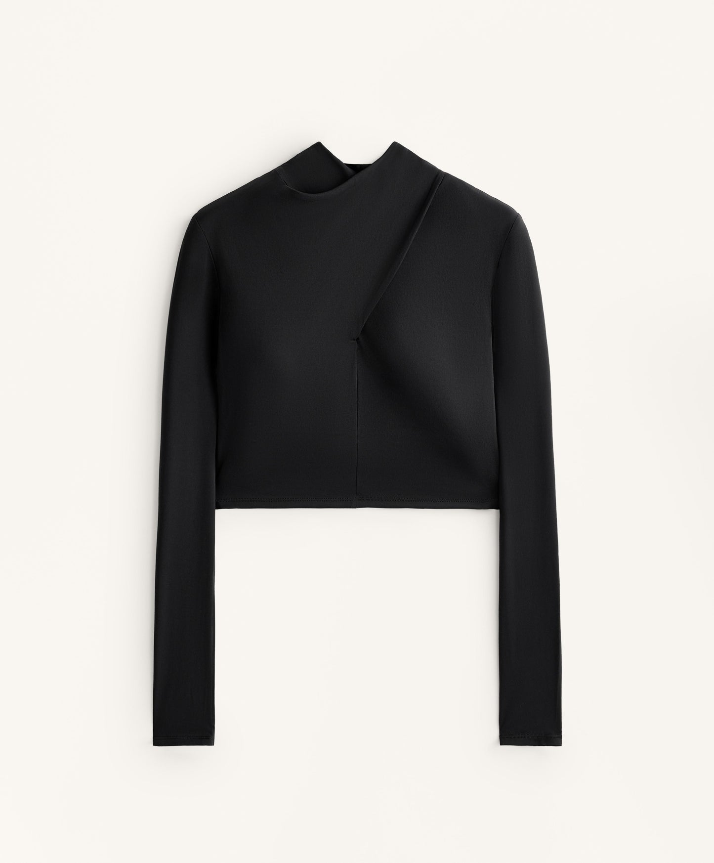 Comfortlux draped neckline T-shirt