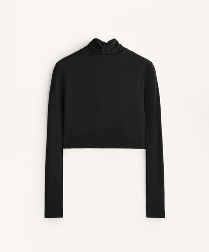 Comfortlux draped neckline T-shirt