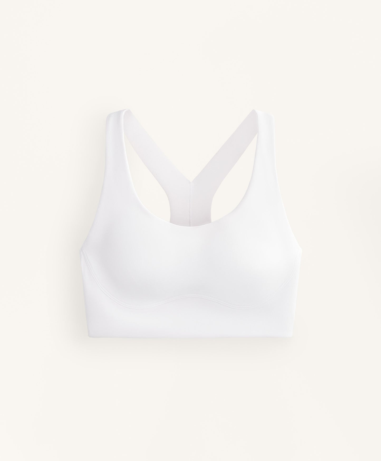 Compressive medium-support bra with cups