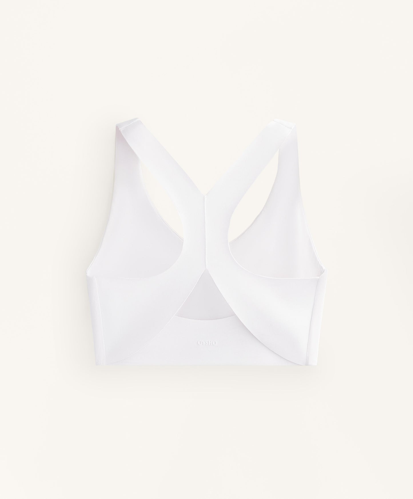 Compressive medium-support bra with cups