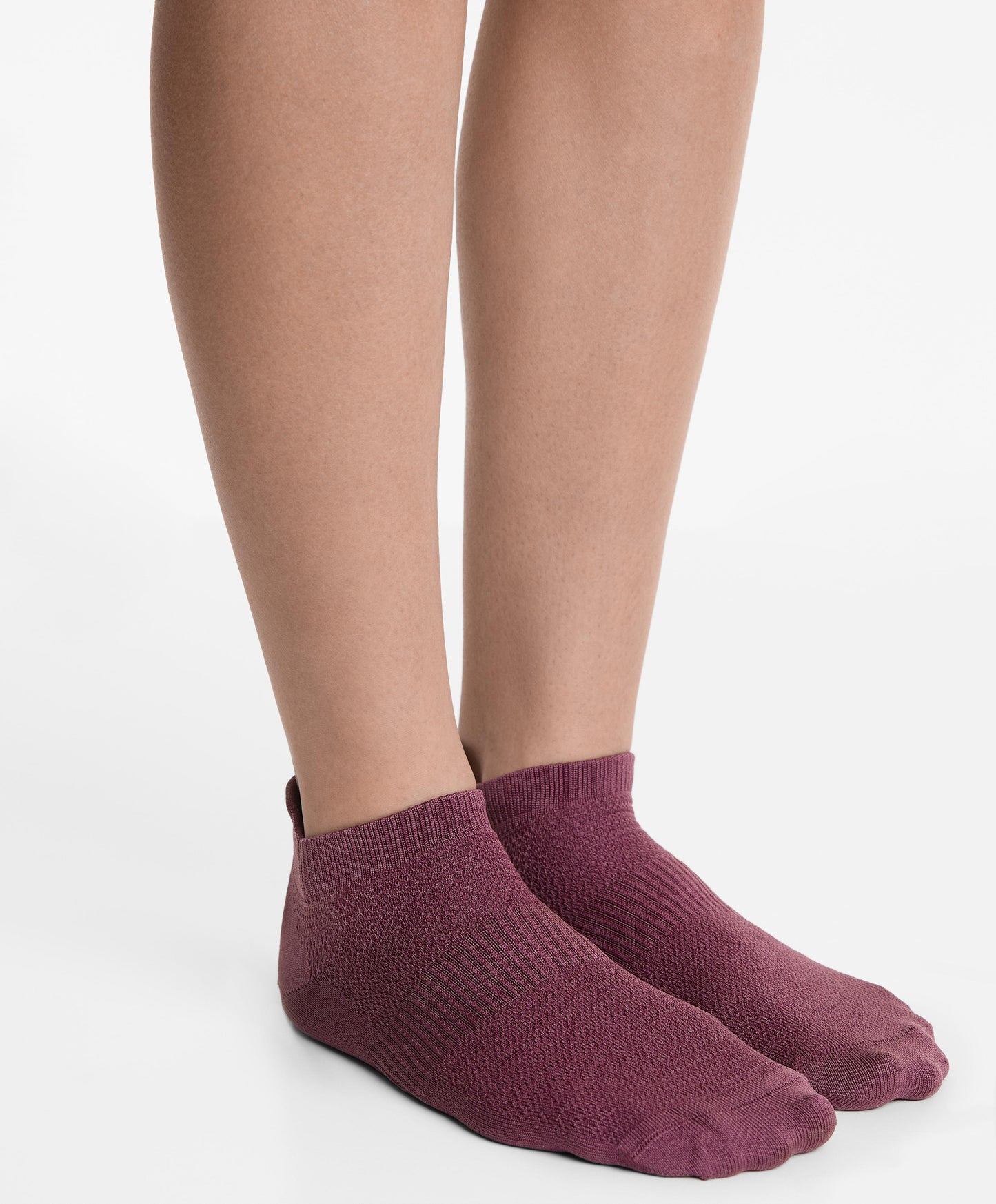 3 pairs of polyamide blend sneaker socks with heel tab