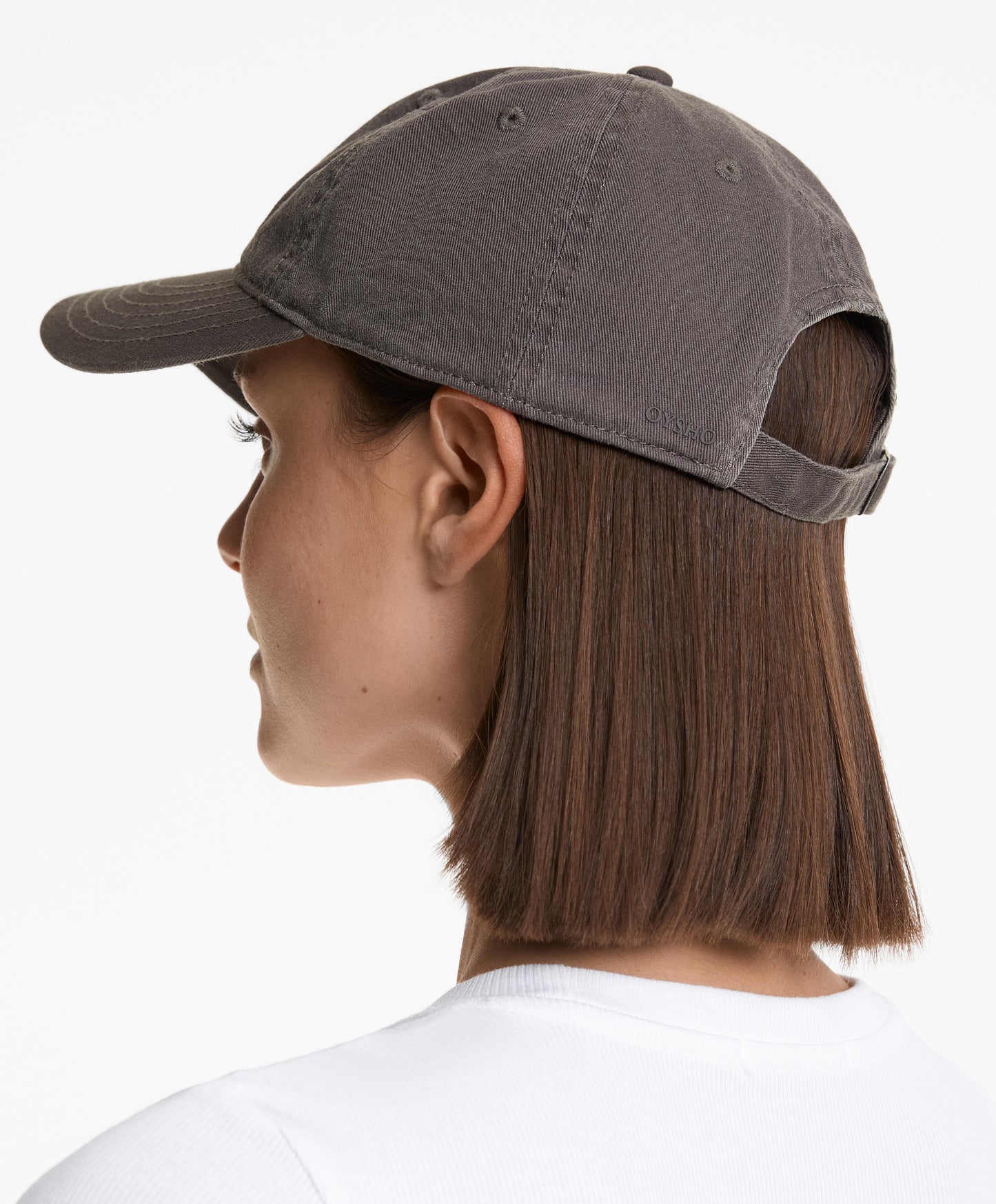 100% cotton cap with washed effect