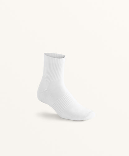 3 pairs of cotton blend quarter sports socks