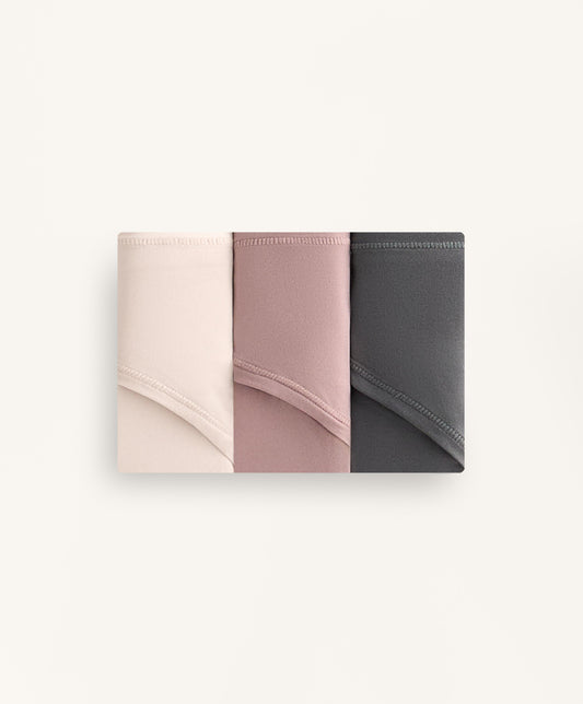 3 soft stretch thongs
