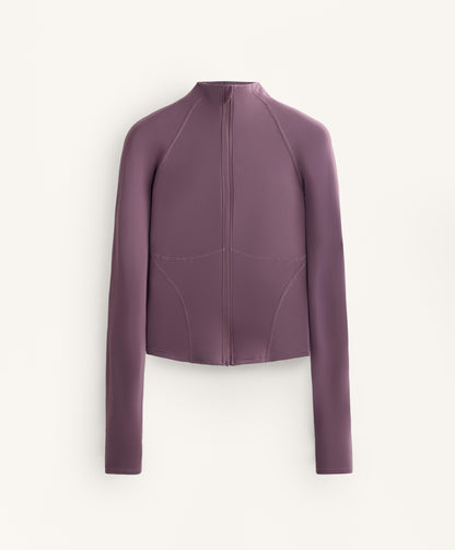 Light warm technical jacket with seams