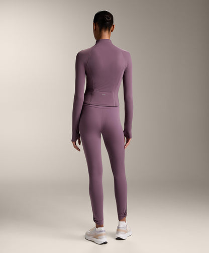 Light warm technical jacket with seams