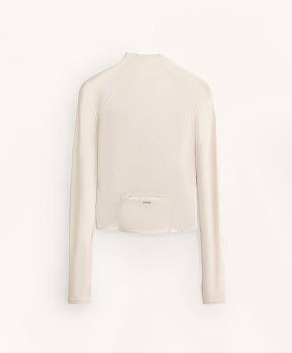 Light warm technical jacket with seams