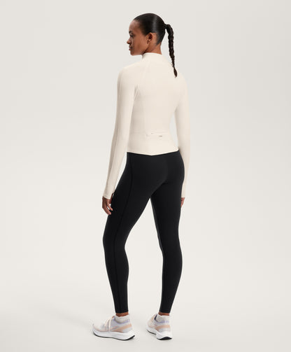 Light warm technical jacket with seams