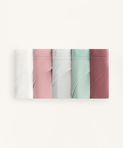 5 seamless soft touch Brazilian briefs