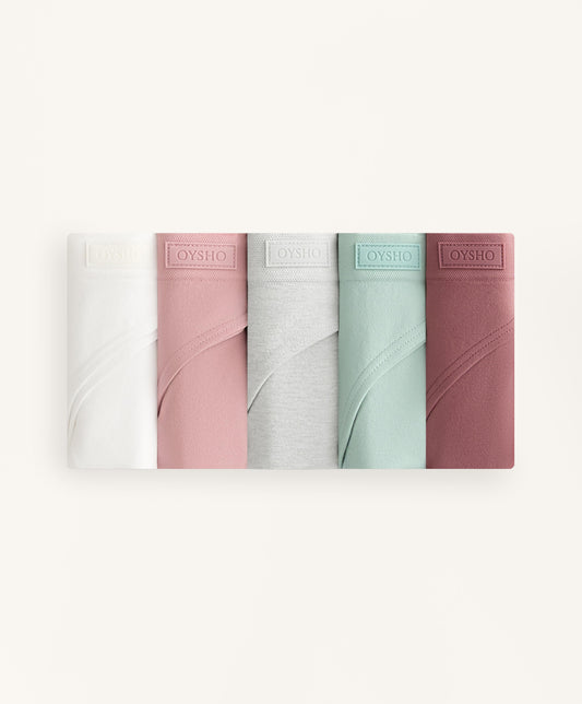 5 seamless soft touch Brazilian briefs