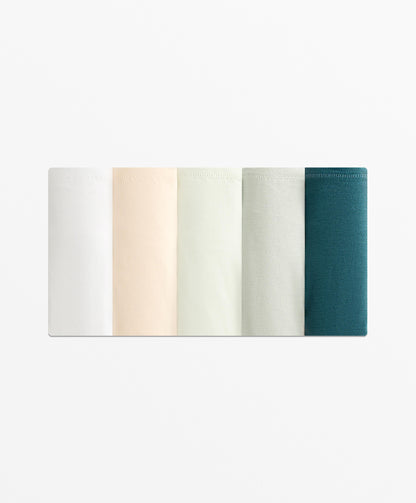 5 cotton blend thongs
