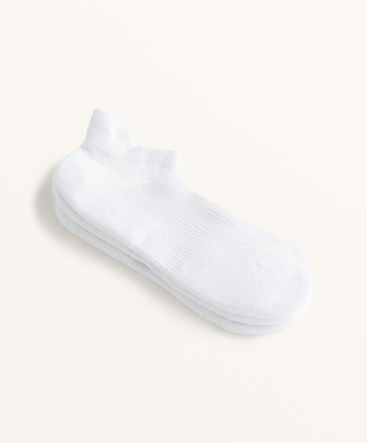 3 pairs of sports cotton-blend tab sneaker socks