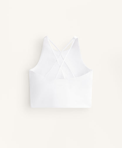 Comfortlux strap tank top with cups